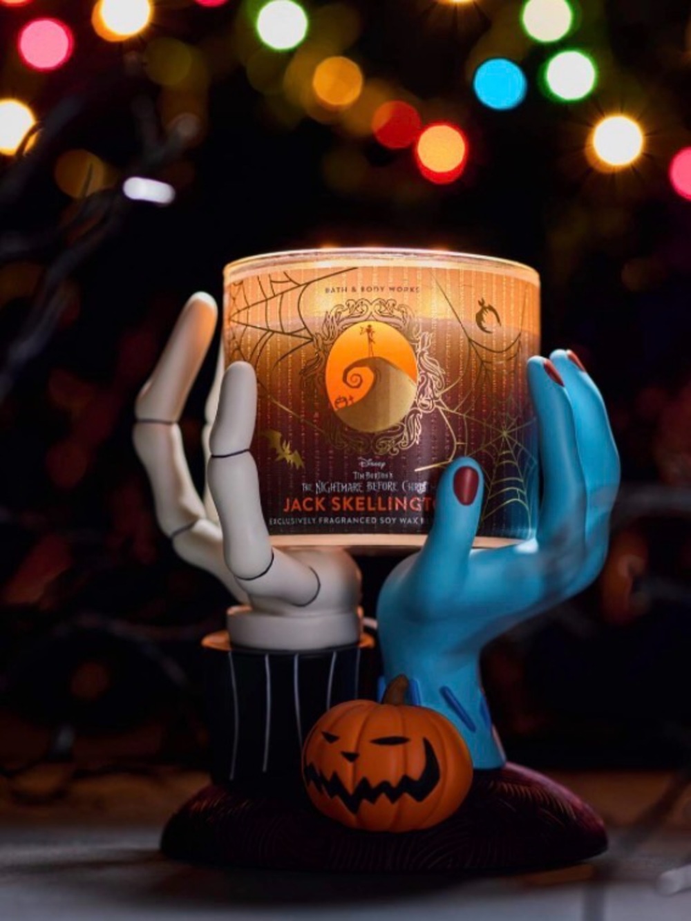Bath & Body Works Jack and Sally Candle Holder